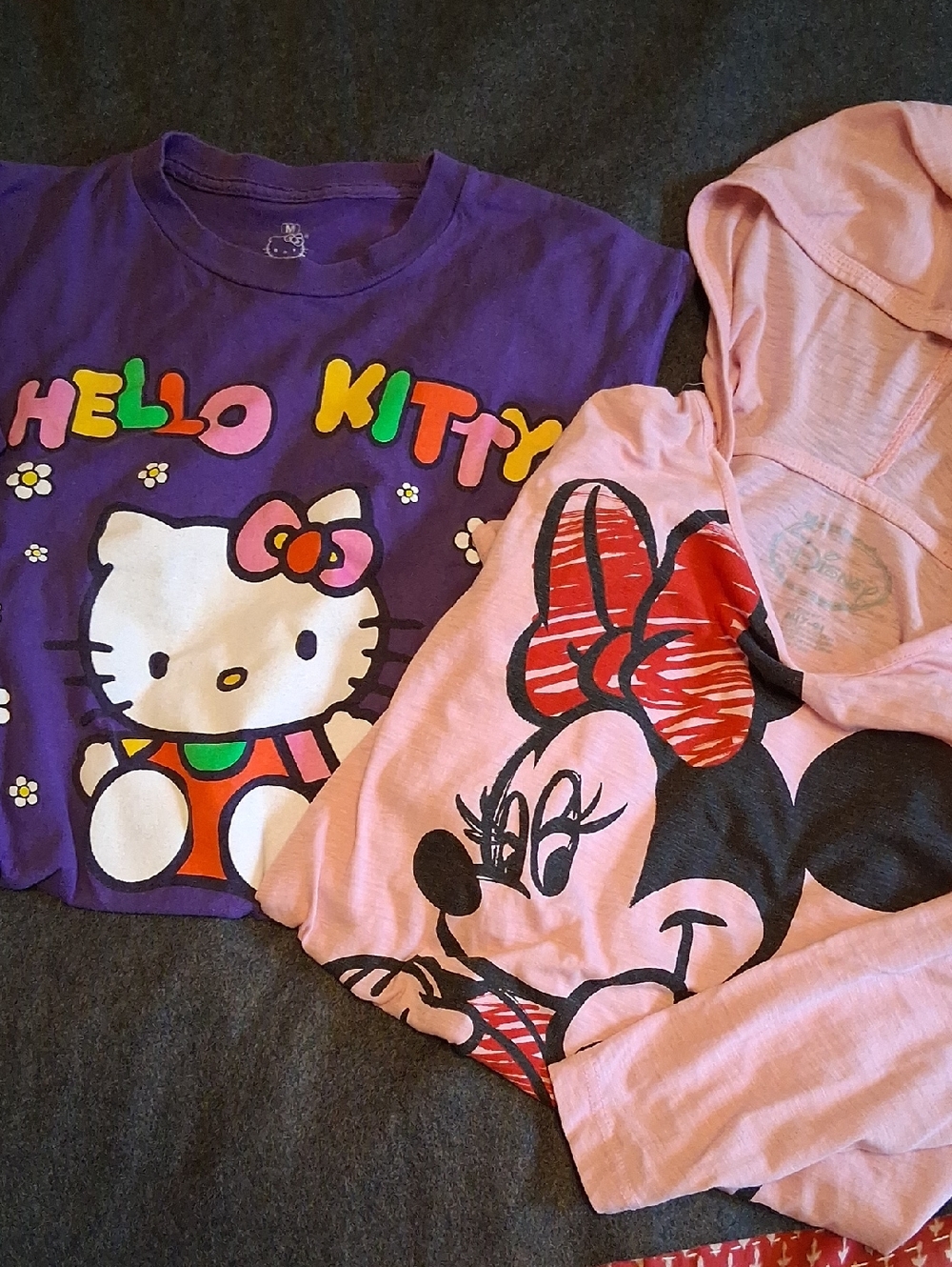 Hello Kitty & Disney Minnie Mouse T Shirts